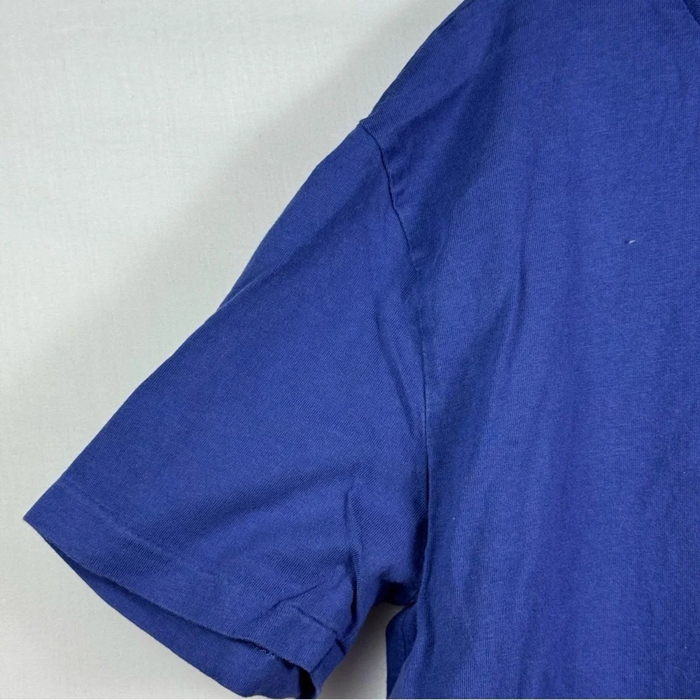 Ralph Lauren Blue Short Sleeve Tee with Bear Graphic Boys Size S